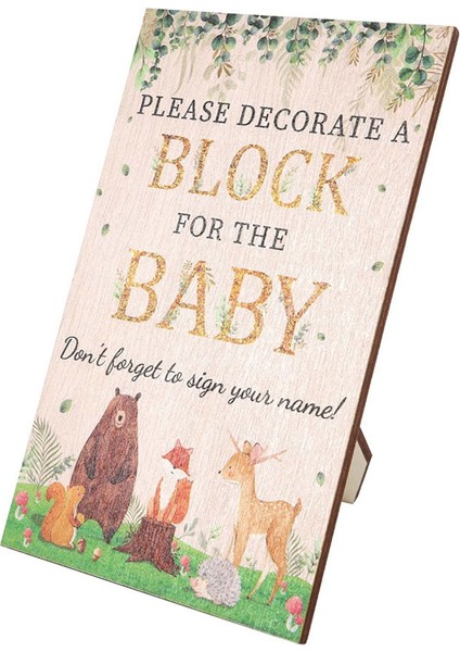 Bebek Duş Oyunları Ahşap Bebek Işaret Erkek Kız Bebek Duş Oyunları Cinsiyet Partisi Bebek Duş Ödülleri (Yurt Dışından)