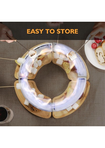 Masa Üstü Ateş Çukuru - Kapalı Dış Mekan Kullanımı Için Masa Üstü Ateş, Atıştırmalıklar Için Tasarımlı Taşınabilir Ateş Yeri (Yurt Dışından) indirimleri