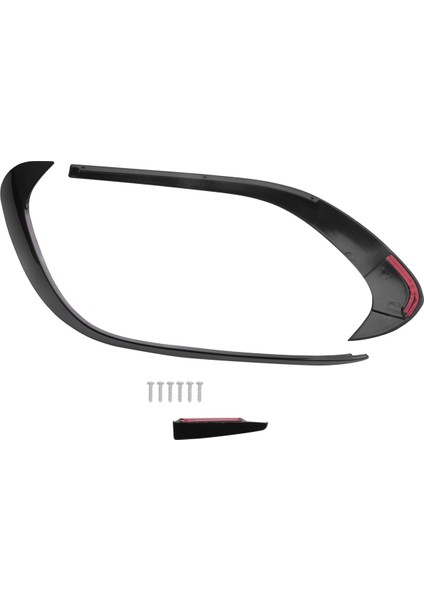 1paır Ön Tampon Yan Hava Bıçağı Ayırıcı Spoiler Trim Mercedes Benz A Sınıfı W176 A180 A200 A220 A250 A45 2016-2018 (Yurt Dışından) fırsatları