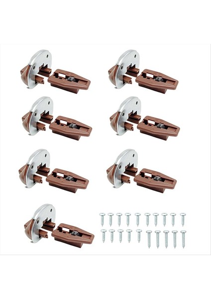 Yedek Çekme Kılavuzu Model 168, 7 Set Metal Destek ve Çekmece Silindirli Durdurur, Slayt Çekmeceleri (Yurt Dışından)