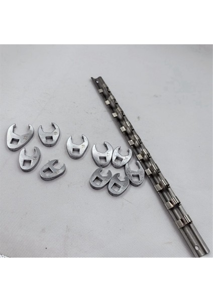 10PCS El Aracı Bireysel 3/8 Inçlik Sürücü Parlama Somun Anahtarları Tork Anahtar Tuşları Için Tamamen Cilalı 10-22MM (Yurt Dışından) modelleri