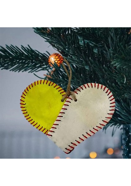 5pcs Vintage Beyzbol Kalp Ağacı Asma Kolye Dıy El Yapımı Takı Büyük Delik Boncuklar Sevgililer Günü Kolye (Yurt Dışından)