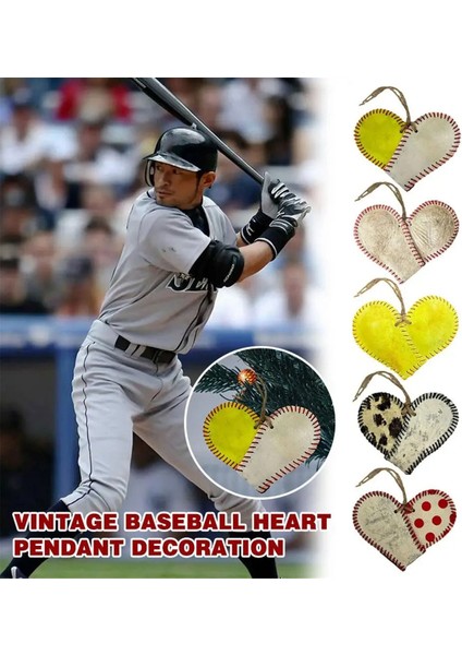 5pcs Vintage Beyzbol Kalp Ağacı Asma Kolye Dıy El Yapımı Takı Büyük Delik Boncuklar Sevgililer Günü Kolye (Yurt Dışından) modelleri