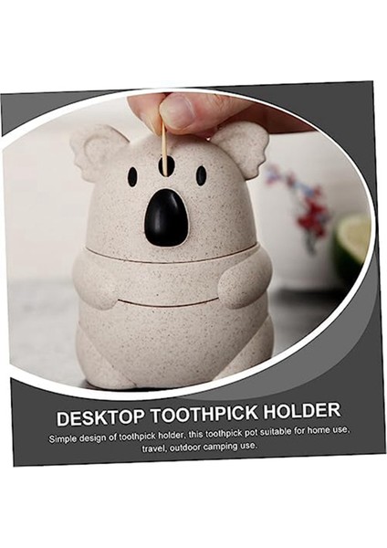 Kürdan Tutucu Sevimli Koala Kürdan Dispenser Hayvan Kürdan Dispenser Kürdan Dispenser Kova (Yurt Dışından) modelleri