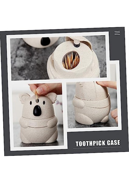 Kürdan Tutucu Sevimli Koala Kürdan Dispenser Hayvan Kürdan Dispenser Kürdan Dispenser Kova (Yurt Dışından) indirimleri