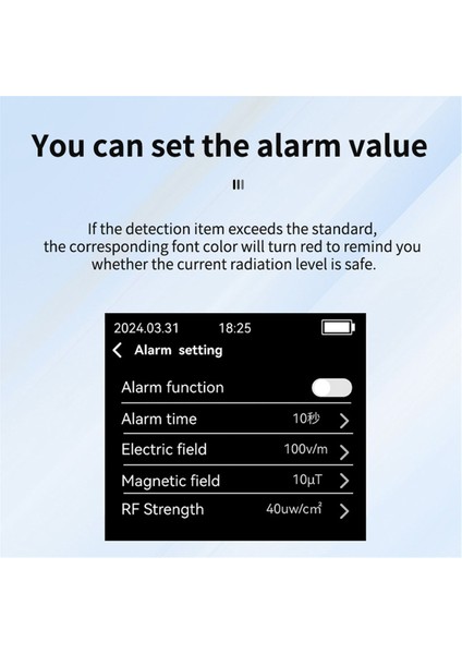 Vt-Er3 5-So-In-1 Elektromanyetik Radyasyon Dedektörü Rf ve Sıcaklık ve Nem Ölçümü ile Elektrik Alan Testi Siyah (Yurt Dışından) modelleri