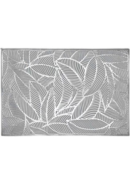 6 Adet Dikdörtgen Yapraklar Yalıtılmış Placemats Üst Düzey Otel Yemek Restoran Masası Mat Dekorasyon Içi Boş Placemat A (Yurt Dışından) fiyatları