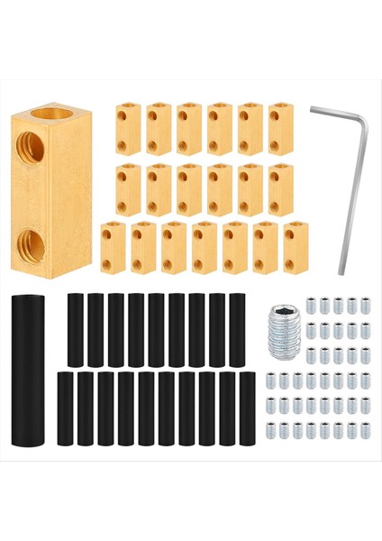 8 Awg Tel Konektörleri, 20AMP ​​tel E Kiti Hızlı Bağlantı Terminali Sarı Devre Terminalleri Endüstri Için (Yurt Dışından)