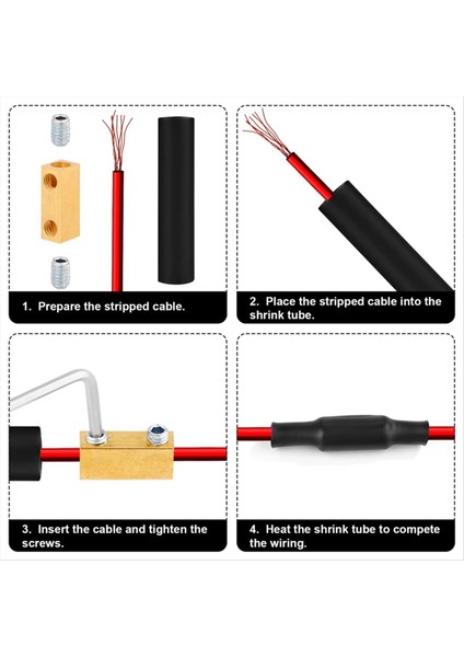 8 Awg Tel Konektörleri, 20AMP ​​tel E Kiti Hızlı Bağlantı Terminali Sarı Devre Terminalleri Endüstri Için (Yurt Dışından) fiyatları