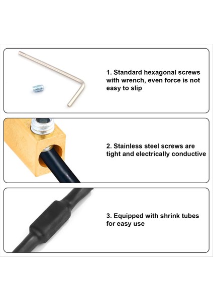 8 Awg Tel Konektörleri, 20AMP ​​tel E Kiti Hızlı Bağlantı Terminali Sarı Devre Terminalleri Endüstri Için (Yurt Dışından) modelleri