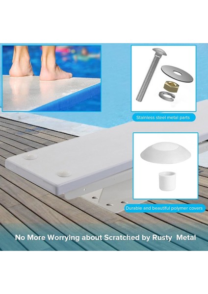 Dalış Tahtası Cıvataları, Iki Delikli Konut Havuzu Dalış Tahtası, Dalış Tahtası Cıvatası Kiti Için Dalış Tahtası Montaj Kiti (Yurt Dışından) fırsatları