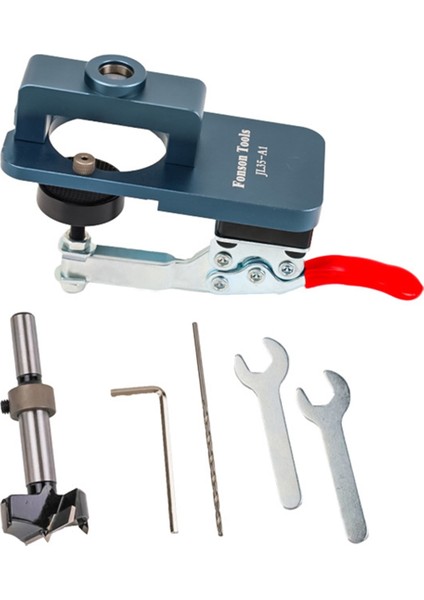 Fonson Tools 35MM Ahşap Işleme Gizli Menteşe Jig Kit Menteşe Sıkıcı Jig Sondaj Kılavuzu Yüz Çerçevesi Araçları Için (Yurt Dışından)