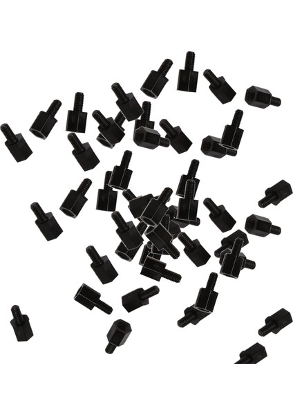 100 Pcs M3 6mm+6mm Naylon Ara Hex Stand-Off Sütun Alçak (Yurt Dışından) modelleri
