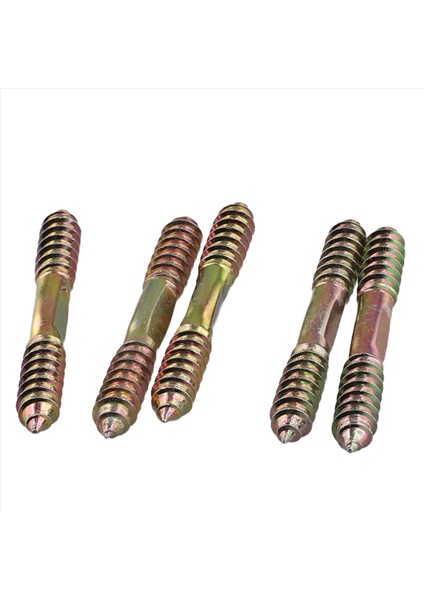 M8 x 70MM Çift Uçlu Ahşap To Ahşap Mobilyalar Sabitleme Dübel Vidası 5 Pcs (Yurt Dışından)