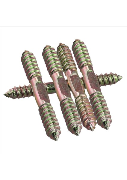 M8 x 70MM Çift Uçlu Ahşap To Ahşap Mobilyalar Sabitleme Dübel Vidası 5 Pcs (Yurt Dışından) modelleri