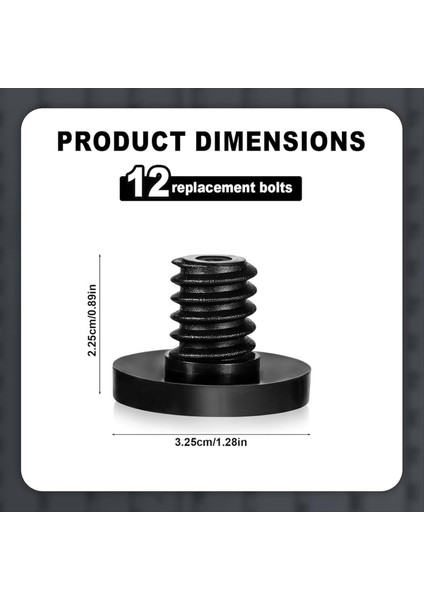 Premium Abs Aksesuarları Parçalar Cıvatalar Vidalı Değiştirme, Yedek Plastik Duvar Güneş Deposu Için Kolay Cıvata 8 Adet (Yurt Dışından) fırsatları