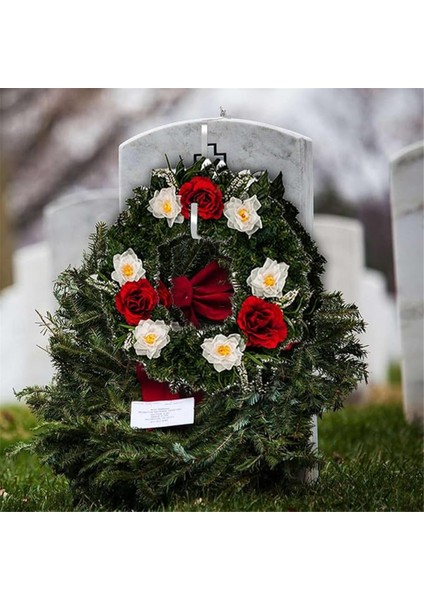 Ayarlanabilir Noel Çelenk Braketi Mezar Mezarlığı Çelenk Destek Çelenk Rafı Noel Mezarlığı Dekorasyonu (Yurt Dışından) indirimleri