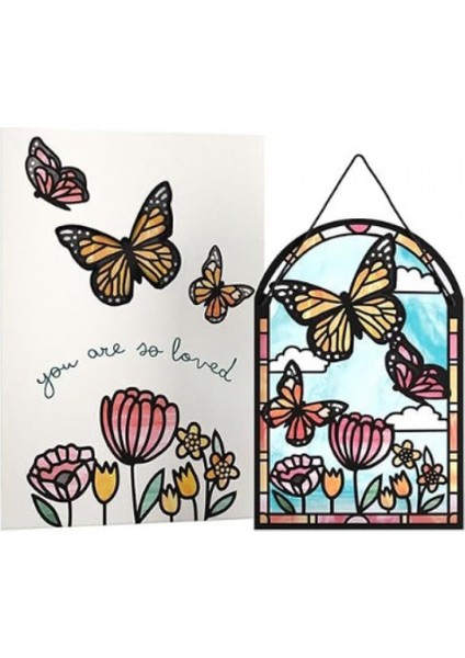Senin Gibi Bir Anneye Sahip Olmak Için Kelebek Nimet Kuş Suncatcher Kartı (Yurt Dışından) fiyatları