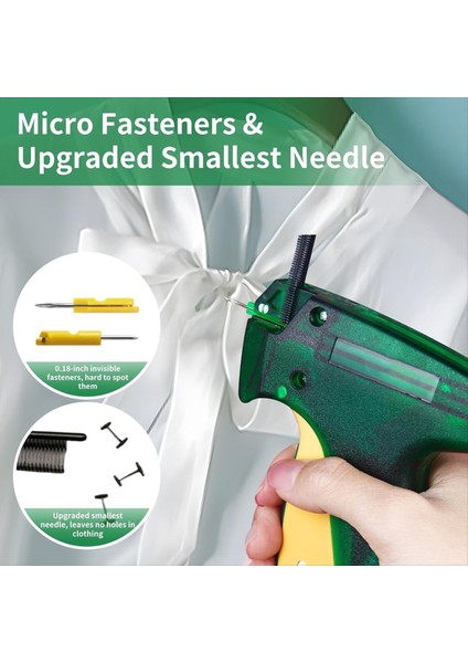 1 Mini Iğne ile 1200 Pcs Bağlantı Elemanları, 0,18 Inç Mini Plastik Etiket Dikenleri Hızlı Giyim Dikişi Için (Yurt Dışından) fiyatları