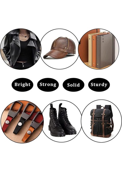 90SETS Chicago Vidalar Kiti, 6 Boyutlar Vidalı Perçinler Metal Metal Chicago Bağlayıcı Vidalar Dıy Onarım Deri El Sanat Kemeri Siyah Grey (Yurt Dışından) modelleri