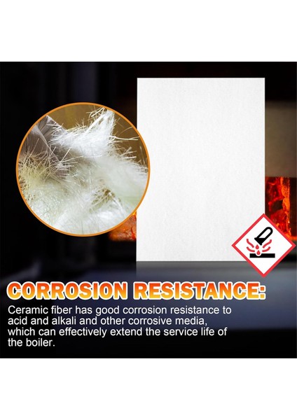 Yüksek Sıcaklık Contası Kağıdı, Seramik Fiber Fırın Contası Malzeme Yalıtım Şömine Levha, 7x 10X1/8 Inç Kalınlığında, 8pcs (Yurt Dışından) fırsatları