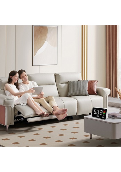 Dijital Desibel Metre Masaüstü Ses Seviyesi Metre 30-130DBA Ev Okulu Kütüphanesi Için Sıcaklık Nem Algılama DM219N (Yurt Dışından) modelleri