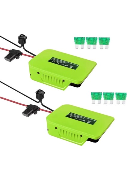 Ryobi 40V Lityum Pil Güç Tekerlek Adaptör Dönüştürücü Adaptörü Sigorta ve Anahtarlı Dıy Rc Araç Oyuncakları Için 14 Awg Telli (Yurt Dışından)