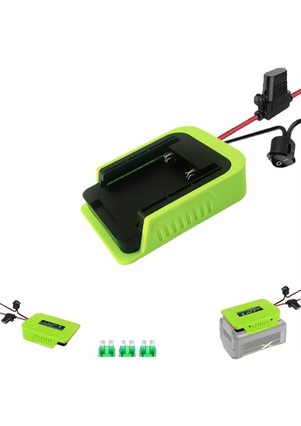 Ryobi 40V Lityum Pil Güç Tekerlek Adaptör Dönüştürücü Adaptörü Sigorta ve Anahtarlı Dıy Rc Araç Oyuncakları Için 14 Awg Telli (Yurt Dışından) fiyatları