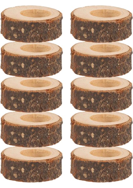 20 Adet Ahşap Peçete Yüzüğü Noel Peçeteli Yüzük Tutucular Yuvarlak Serviette Tutucu Dekoratif Peçete Halkaları 1.18IN (Yurt Dışından)