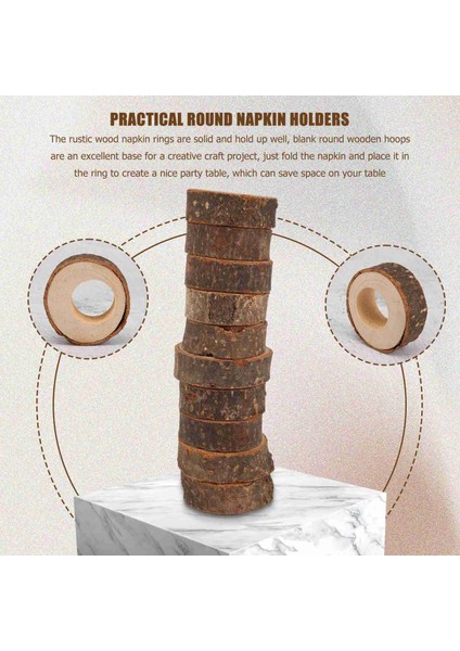 20 Adet Ahşap Peçete Yüzüğü Noel Peçeteli Yüzük Tutucular Yuvarlak Serviette Tutucu Dekoratif Peçete Halkaları 1.18IN (Yurt Dışından) modelleri
