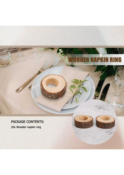 20 Adet Ahşap Peçete Yüzüğü Noel Peçeteli Yüzük Tutucular Yuvarlak Serviette Tutucu Dekoratif Peçete Halkaları 1.18IN (Yurt Dışından) indirimleri