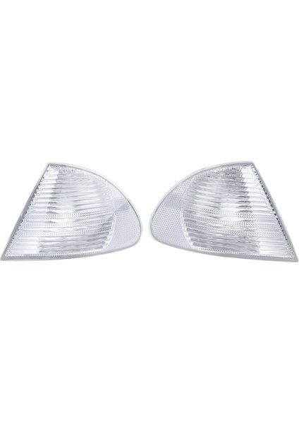 Çift Park Sinyal Köşe Işareti Işıkları Lambalar Lensler Bmw 3 Serisi E46 1999-2001 Sedan Vagonu 63136902765 63136902766 (Yurt Dışından) fırsatları