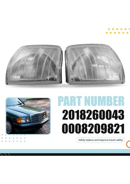 1paır Yan Köşe Işık Lambası Için Benz W201 190E 1984-1993 Turn Sinyal Göstergesi Lambası 2018260043 0008209821 (Yurt Dışından) indirimleri