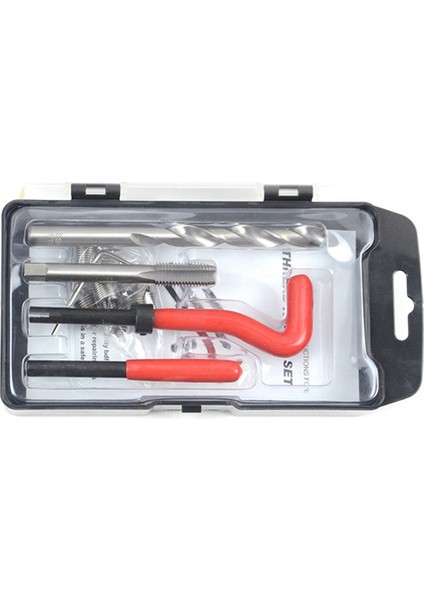 15 Parçalı Iplik Manşon Vidalı Delik Seti Iplik Onarım Slayt Vidası Onarım Deliği Otomatik Onarım Slayt Aleti Seti M10X1.5 (Yurt Dışından)