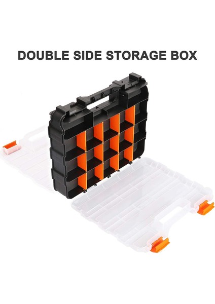 Çift Taraflı Araç Organizatör Donanım Aracı Aksesuar Kutusu Parçalar Kutu Araç Kutusu (Yurt Dışından) modelleri