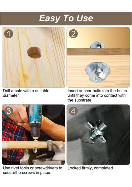 80PCS Genişleme Vidalı Petal Somun, M4 M5 M6 M8 Jack Sunus, Tagını Metal Sunu Viyetleri Ile Inoji Duvar Iron Için Montaj (Yurt Dışından) fiyatları