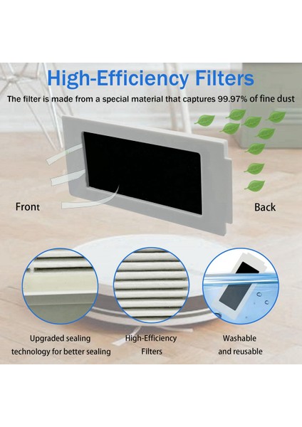 Ecovacs Deebot T30S/T30S Combo Robot Vakum Için Yedek Parçalar - Ana Fırça, Yan Fırça, Filtre, Paspas, Toz Torbası (Yurt Dışından) fırsatları