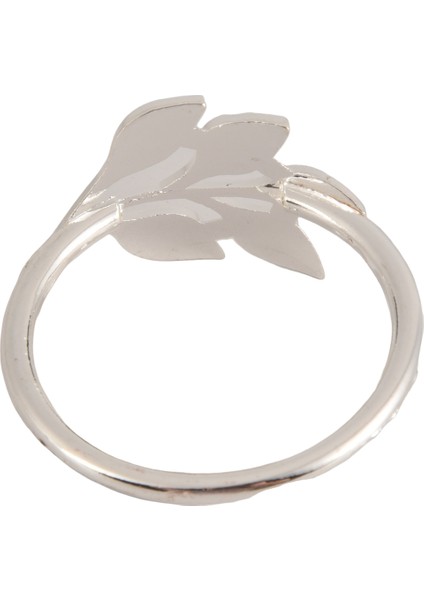 8pcs Yaprak Peçete Yüzükleri Metal Gümüş Peçete Tutucu Masa Peçete Yüzükleri Yemek Masa Partileri Her Gün (Yurt Dışından) indirimleri