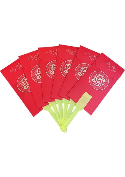 5 Adet Kırmızı Zarflar Çin Fan Kırmızı Zarf Şanslı Para Zarfı, Çin Yeni Yıl Kırmızı Zarfları, Yeni Yıl Kırmızı Paket (Yurt Dışından) fiyatları