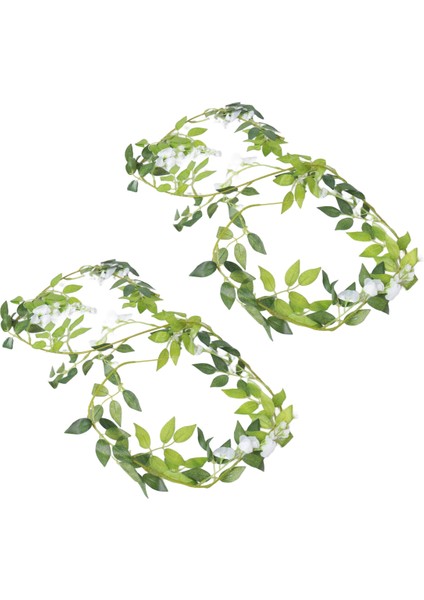 2pcs 7ft/pcs Yapay Wisteria Asma, Çiçek Çelenk Wisteria Asma Rattan Açık Hava Töreni Için Asılı Çiçekler, Beyaz (Yurt Dışından) indirimleri