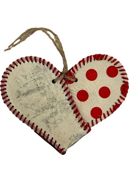 Vintage Beyzbol Kalp Ağacı Asma Kolye Dıy El Yapımı Takı Büyük Delik Boncuklar Sevgililer Günü Kolye B (Yurt Dışından)