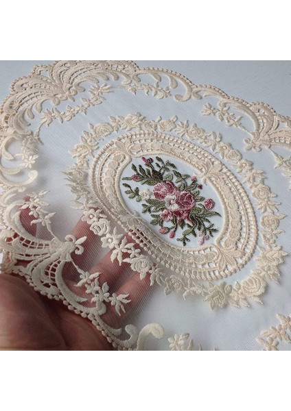 4 Paket Retro Dantel Placemats, Fransız Tığ Işi Doları, El Yapımı Işlemeli Masa Paspasları, 12X16-BEJ Paspas Kupası Matları (Yurt Dışından) indirimleri