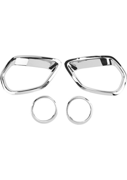 Abs Krom Ön ve Arka Sis Farları Mitsubishi Outlander 2016-2020 Için Trim Dekoratif Çerçeve Kapak (Yurt Dışından) fırsatları