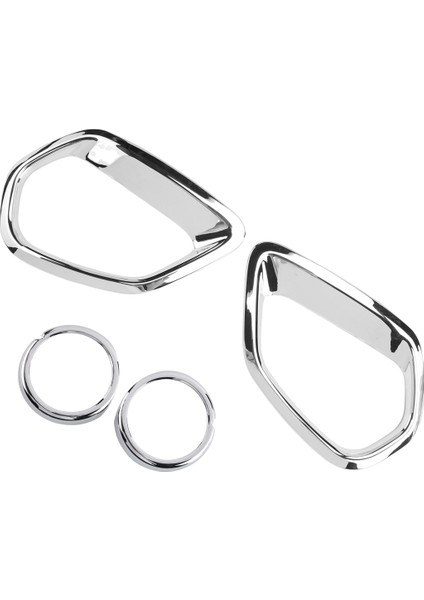 Abs Krom Ön ve Arka Sis Farları Mitsubishi Outlander 2016-2020 Için Trim Dekoratif Çerçeve Kapak (Yurt Dışından) indirimleri