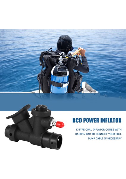 Standart 1 Inç Hortum Için 45 Derecelik Açılı Ağızlığa Sahip Tüplü Dalış Evrensel Bcd Güç Şişirmesi, K Şeklinde Valf Tahliye Vanası (Yurt Dışından) fiyatları