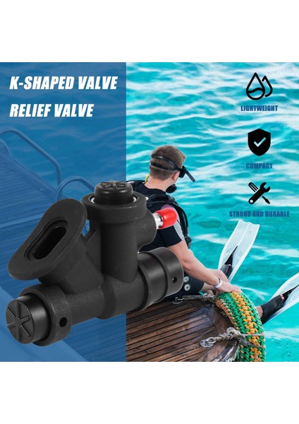 Standart 1 Inç Hortum Için 45 Derecelik Açılı Ağızlığa Sahip Tüplü Dalış Evrensel Bcd Güç Şişirmesi, K Şeklinde Valf Tahliye Vanası (Yurt Dışından) modelleri