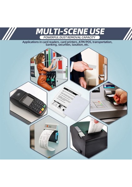 CR80 Temizlik Kartları, Çift Yan Kart Okuyucu Temizleyici, Pos Swipe Terminal Temizleme Kartları CK-CR80 Kart Çipi Temizleyici (30 Pcs) (Yurt Dışından) fiyatları