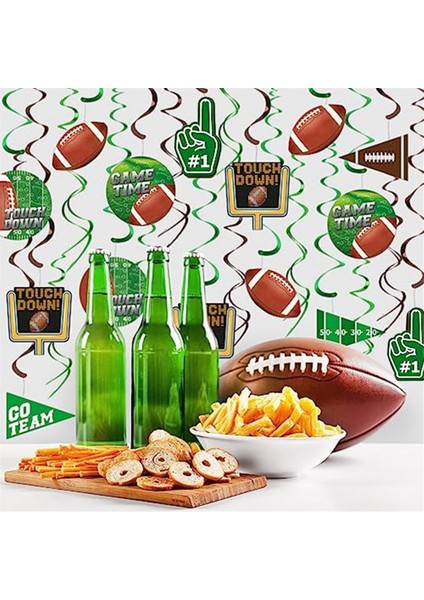 30 Adet Futbol Doğum Günü Partisi Futbol Futbol Gameday Parti Malzemeleri Için Futbol Partisi Süslemeleri (Yurt Dışından) modelleri