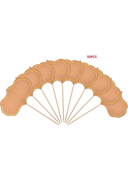 50PCS Kara Tahta Cupcake Toppers Charcuterie Tahta Büfe Etiketleri Gıda Etiketi Boş Kürdan Bayrağı Meze Işaretleri (Yurt Dışından) fiyatları