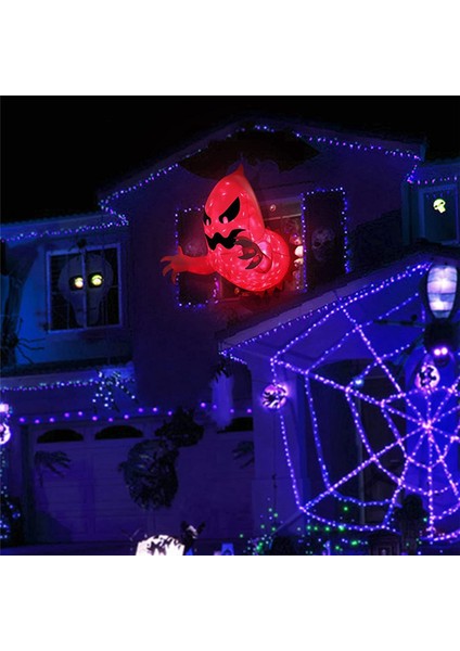 Cadılar Bayramı Şişirilebilir Hayalet Korku Penceresi Hayalet Katlanabilir Parlayan Balon Açık Avlu Bahçesi Dekorasyon Parti Aracı (Yurt Dışından) modelleri